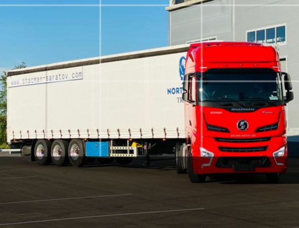 Тягач Shacman с полуприцепом